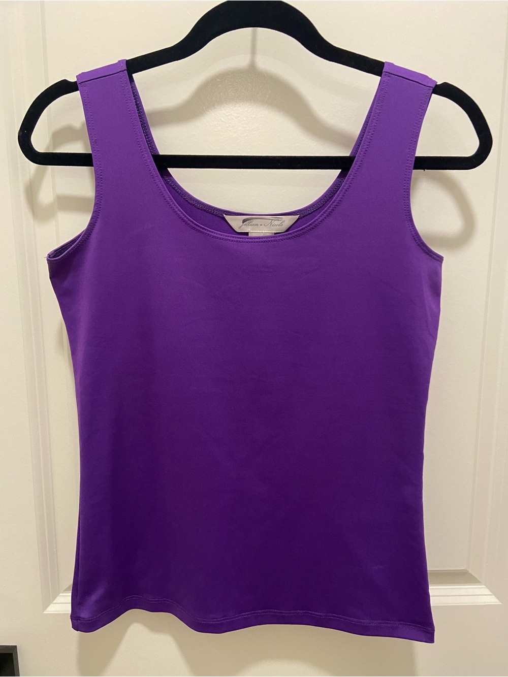 Jillian & Nicole  Vibrant Purple Scoop Neck Tank